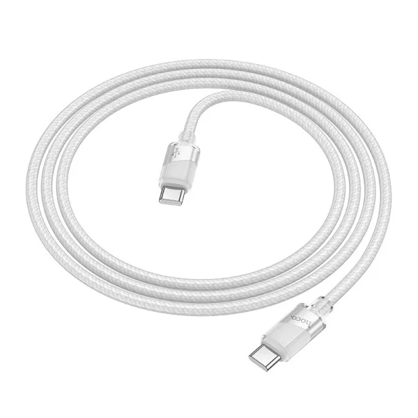 Кабель Hoco U132 Beijing Type-C to Type-C (60W) [Gray]